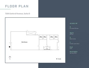 7300 Central Ave, Newark, CA for lease Floor Plan- Image 2 of 2