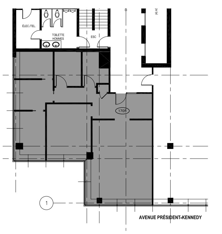 625 Av du Président-Kennedy, Montréal, QC for lease Floor Plan- Image 1 of 1
