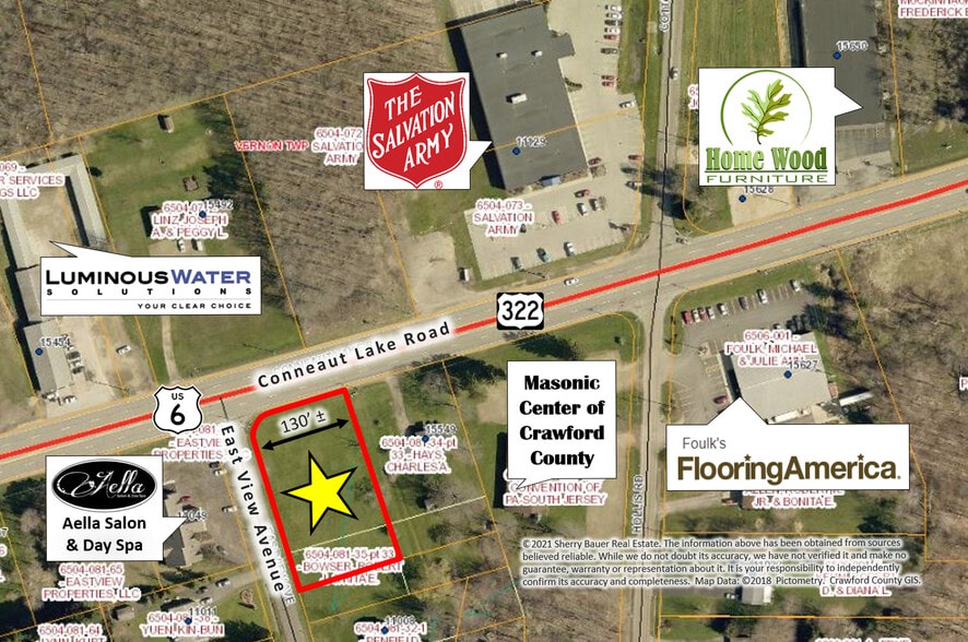 Conneaut Lake Road at East View Avenue, Meadville, PA for lease - Building Photo - Image 2 of 4