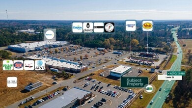 1013 Lewis St, Oxford, NC - AERIAL  map view - Image1