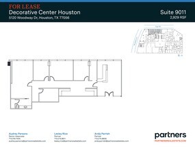 5120 Woodway Dr, Houston, TX à louer Plan de site- Image 1 de 1