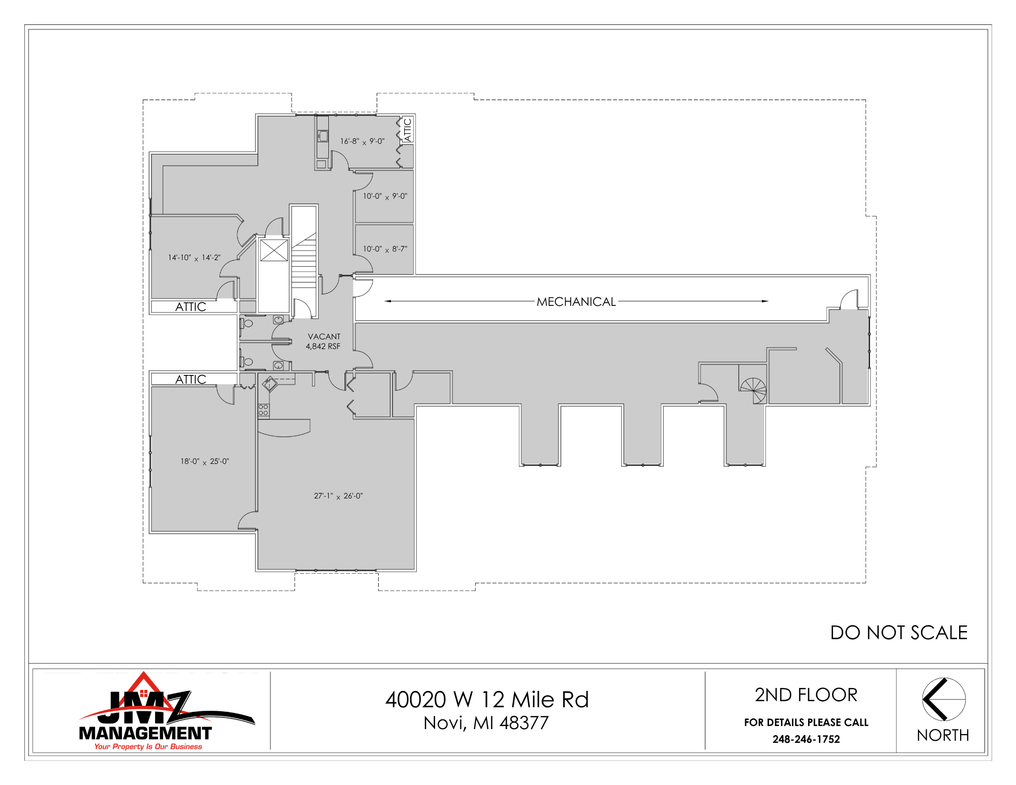 19725 Allen Rd, Brownstown Twp, MI à louer Plan d’étage- Image 1 de 1