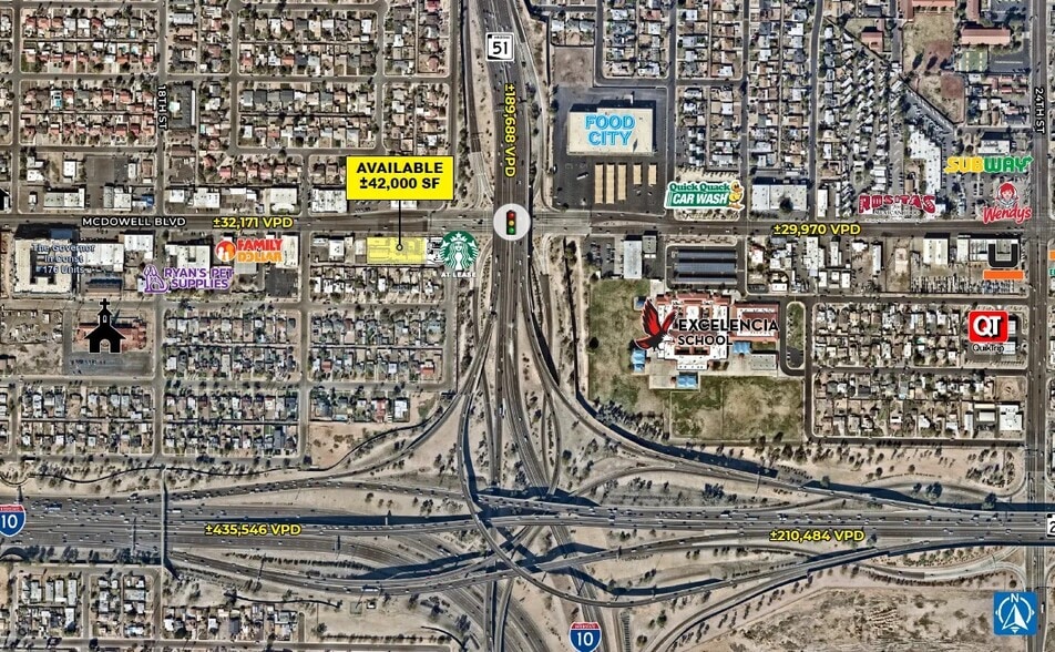 SR-51 & McDowell Rd SWC, Phoenix, AZ à vendre - Photo du bâtiment - Image 3 de 3