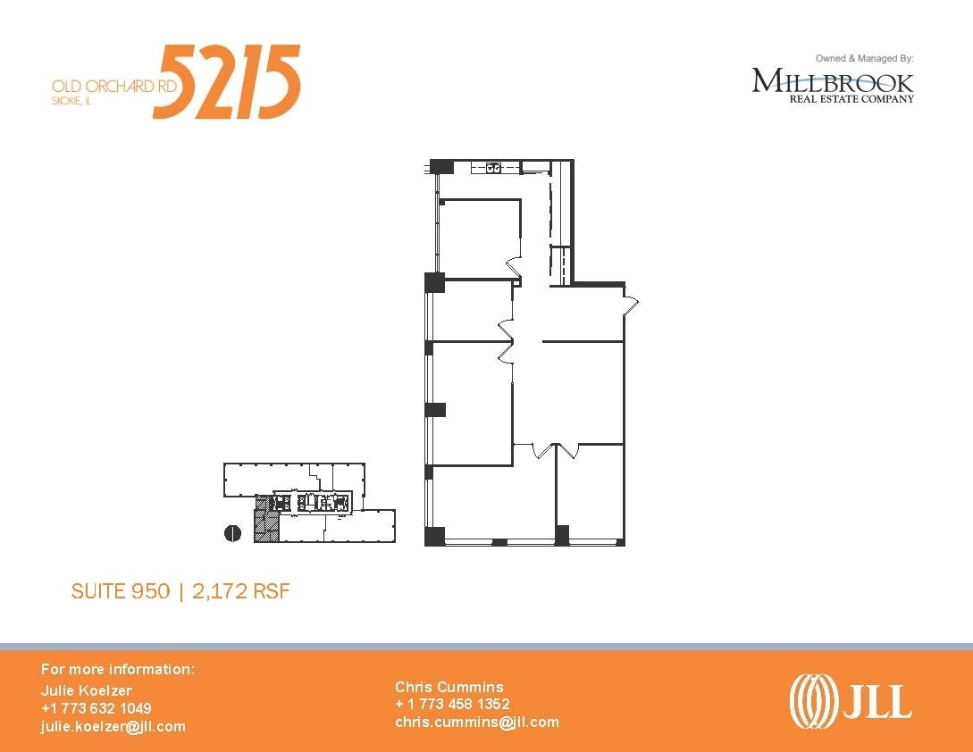 5215 Old Orchard Rd, Skokie, IL for lease Floor Plan- Image 1 of 1