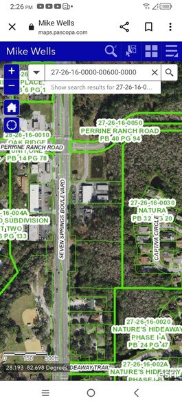 2318 Seven Springs Blvd, New Port Richey, FL à vendre - Aérien - Image 3 de 3