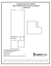 3315 E Miraloma Ave, Anaheim, CA for lease Site Plan- Image 1 of 1