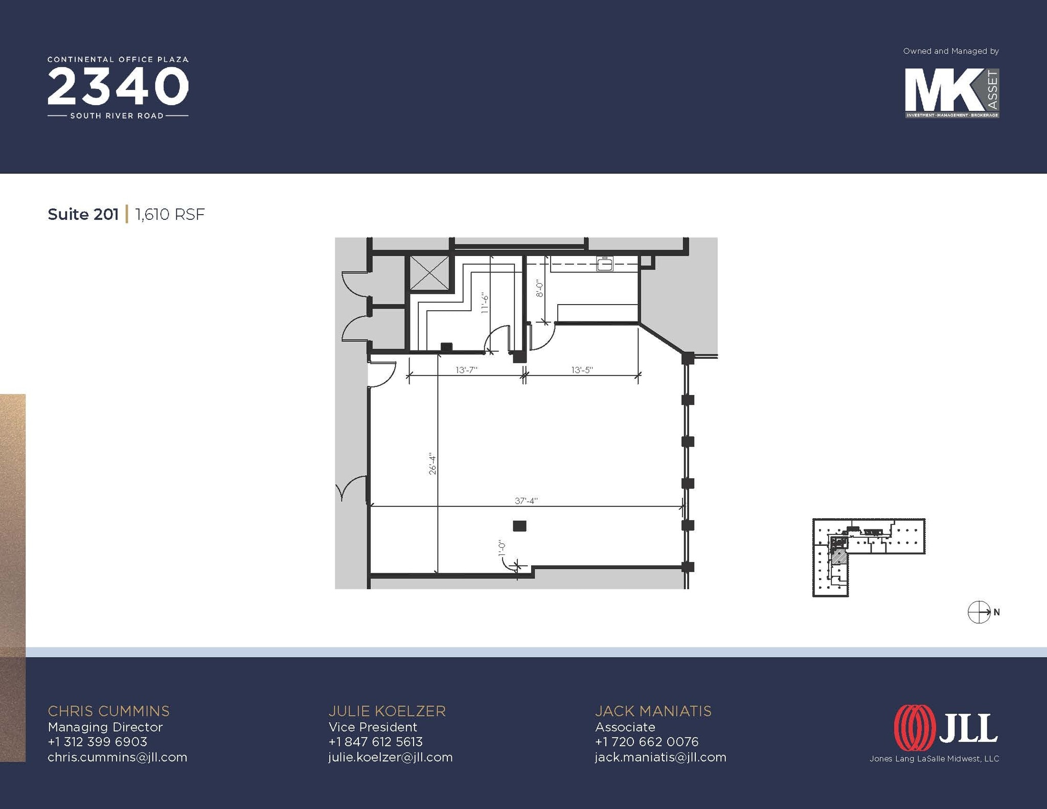 2340 S River Rd, Des Plaines, IL for lease Floor Plan- Image 1 of 1