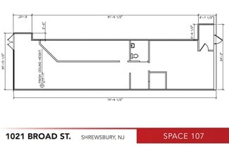 1021-1045 Broad St, Shrewsbury, NJ for lease Floor Plan- Image 1 of 1