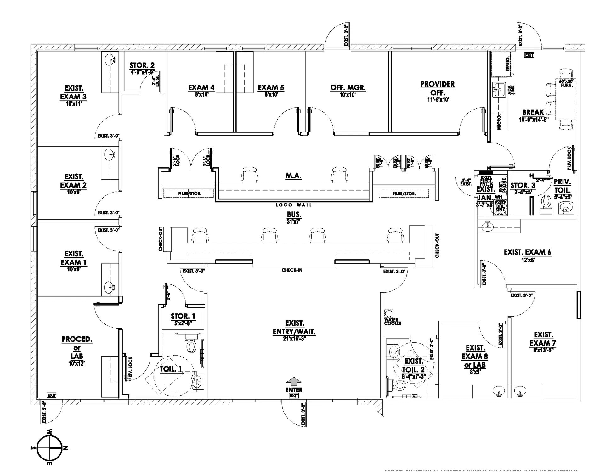 8618 N 35th Ave, Phoenix, AZ à louer Plan d’étage- Image 1 de 14
