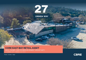 Plus de détails pour 27 Orinda Way, Orinda, CA - Commerce de détail à vendre