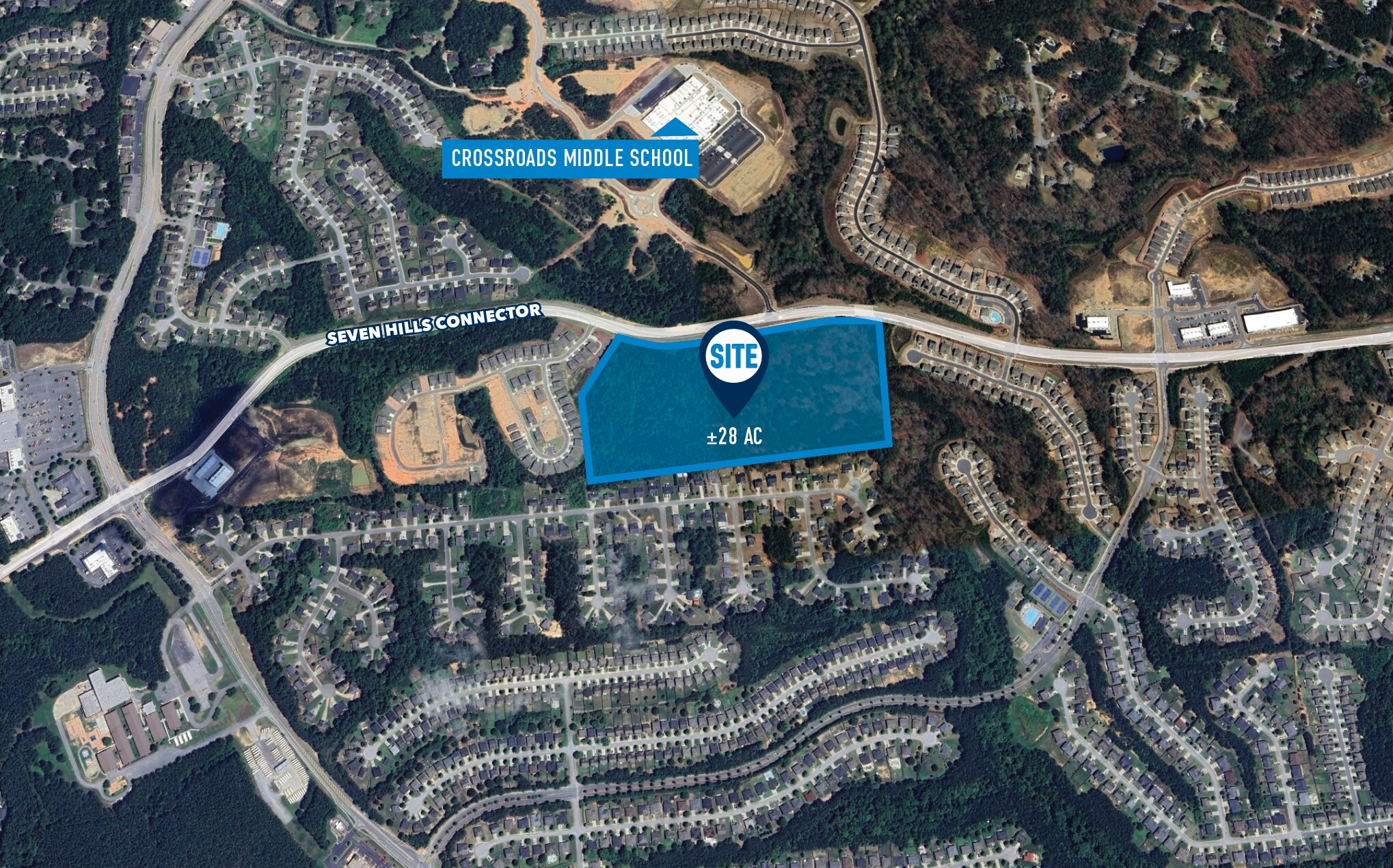 Seven Hills Connector, Dallas, GA à vendre Aérien- Image 1 de 2