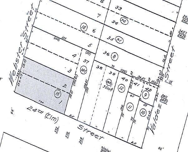 2400 Webster St, Oakland, CA for lease - Plat Map - Image 2 of 7