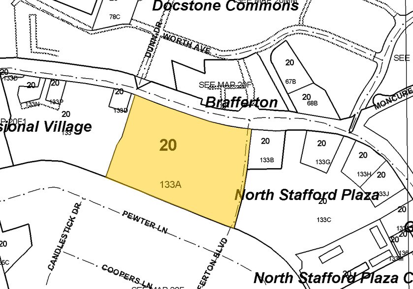 315 Garrisonville Rd, Stafford, VA à louer - Plan cadastral - Image 3 de 3