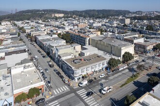 5498 Geary Blvd, San Francisco, CA - Aerial map view