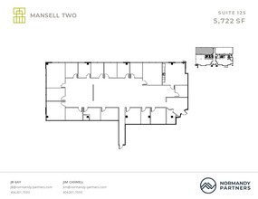 3650 Mansell Rd, Alpharetta, GA à louer Plan d  tage- Image 1 de 1