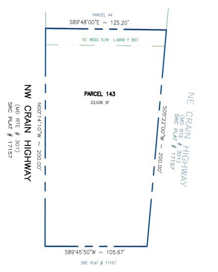 2011 Crain Hwy, Bowie, MD à vendre - Plan cadastral - Image 2 de 2