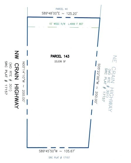 2011 Crain Hwy, Bowie, MD for sale - Plat Map - Image 2 of 2