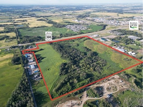 52525 Glory Hills Road, Stony Plain, AB - AERIAL  map view - Image1