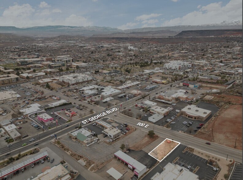 160 N 900 E, St George, UT for lease - Aerial - Image 1 of 2