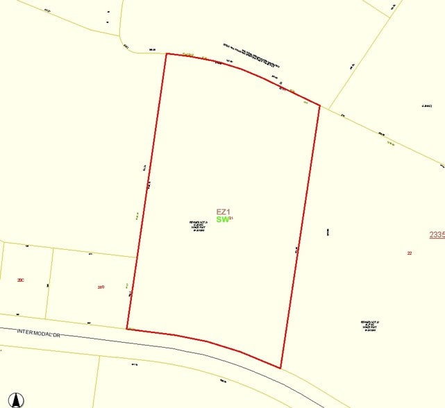 7201 Intermodal Dr, Louisville, KY for lease - Plat Map - Image 2 of 9
