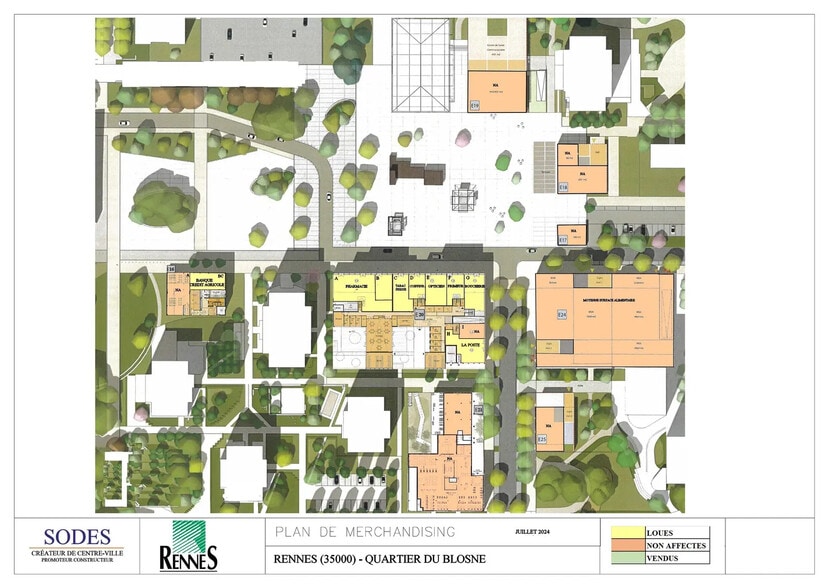29 Boulevard De Yougoslavie, Rennes à louer - Plan de site - Image 3 de 3