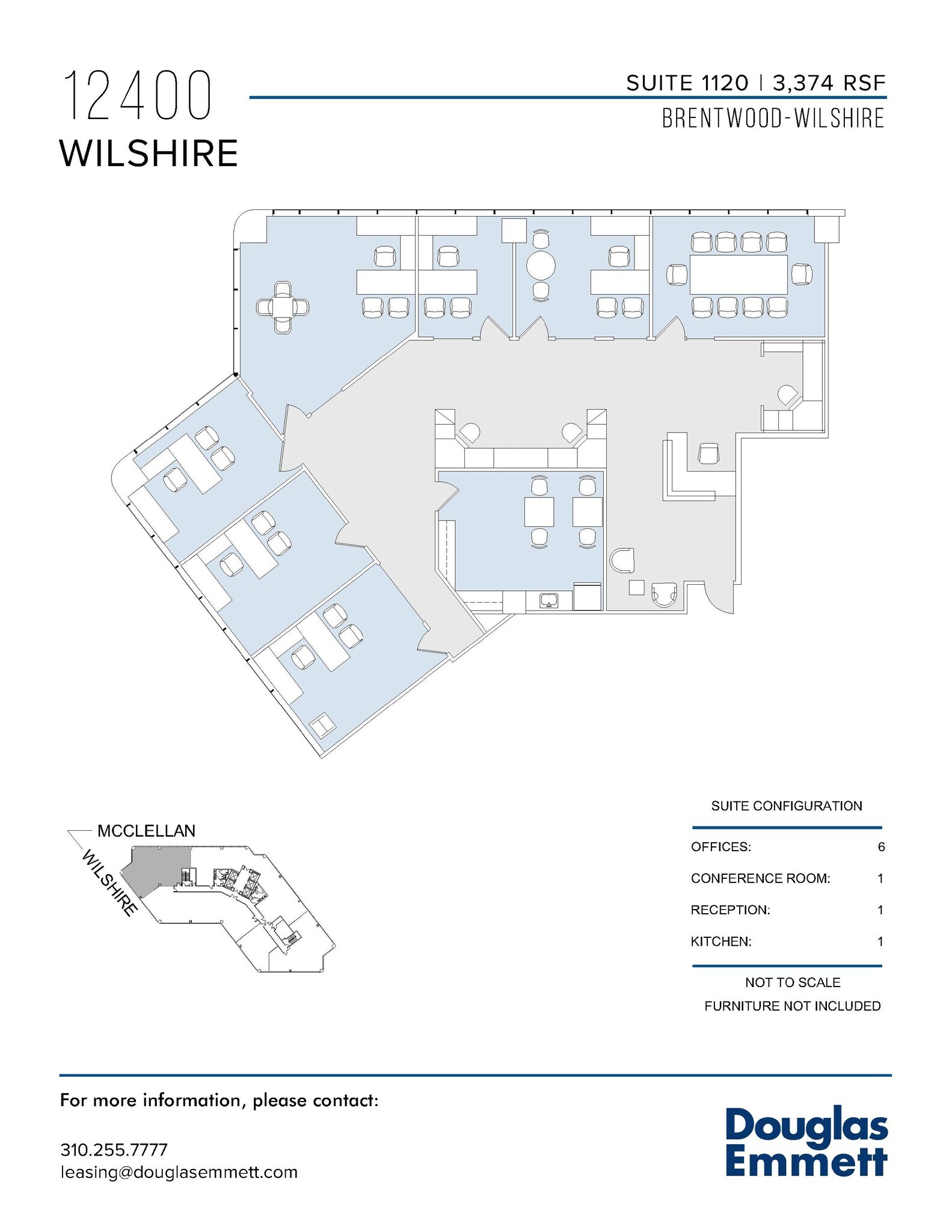 12400 Wilshire Blvd, Los Angeles, CA à louer Plan d  tage- Image 1 de 1