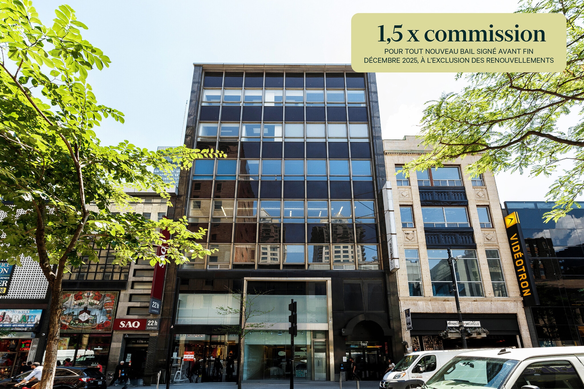 1184 Rue Sainte-Catherine O, Montréal, QC for lease Building Photo- Image 1 of 2