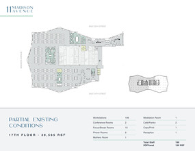 11 Madison Ave, New York, NY à louer Plan d  tage- Image 2 de 2