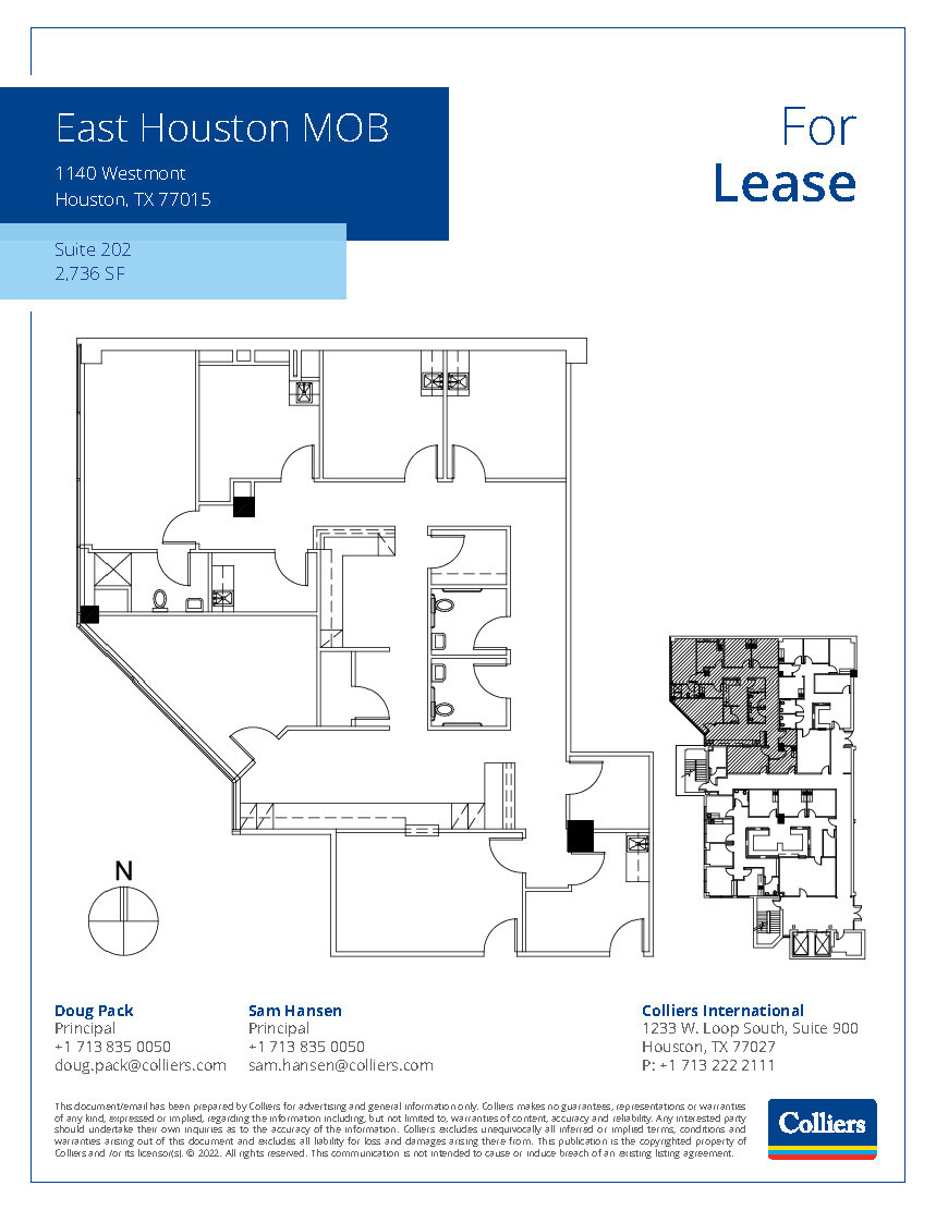 1140 Westmont Dr, Houston, TX à louer Plan d  tage- Image 1 de 1