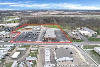 1246 N Main St, Urbana, OH - Aerial  map view