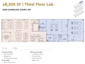6000 Shoreline Ct, South San Francisco, CA for lease Floor Plan- Image 1 of 1