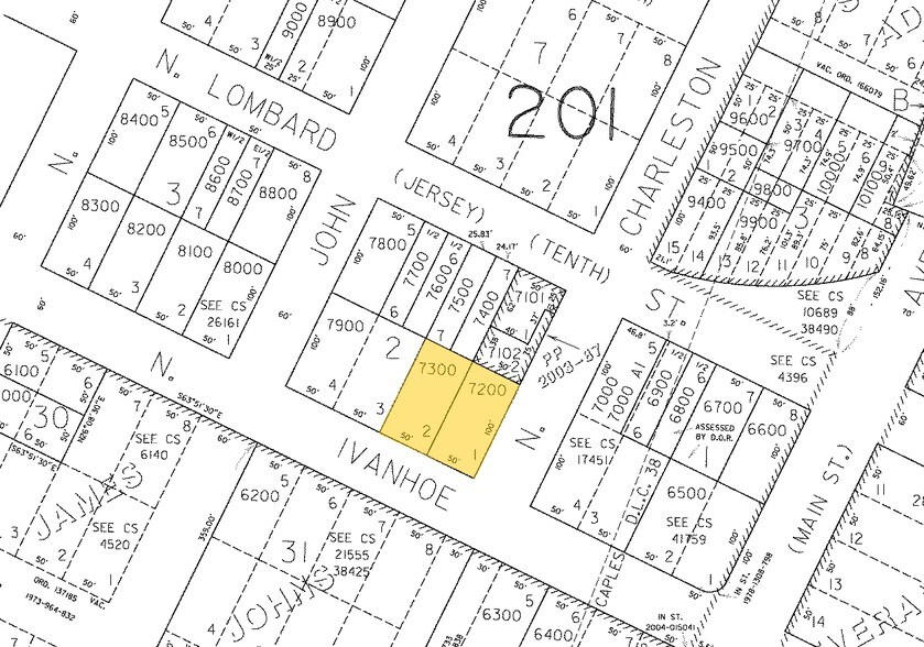 8307 N Ivanhoe St, Portland, OR à vendre - Plan cadastral - Image 1 de 3