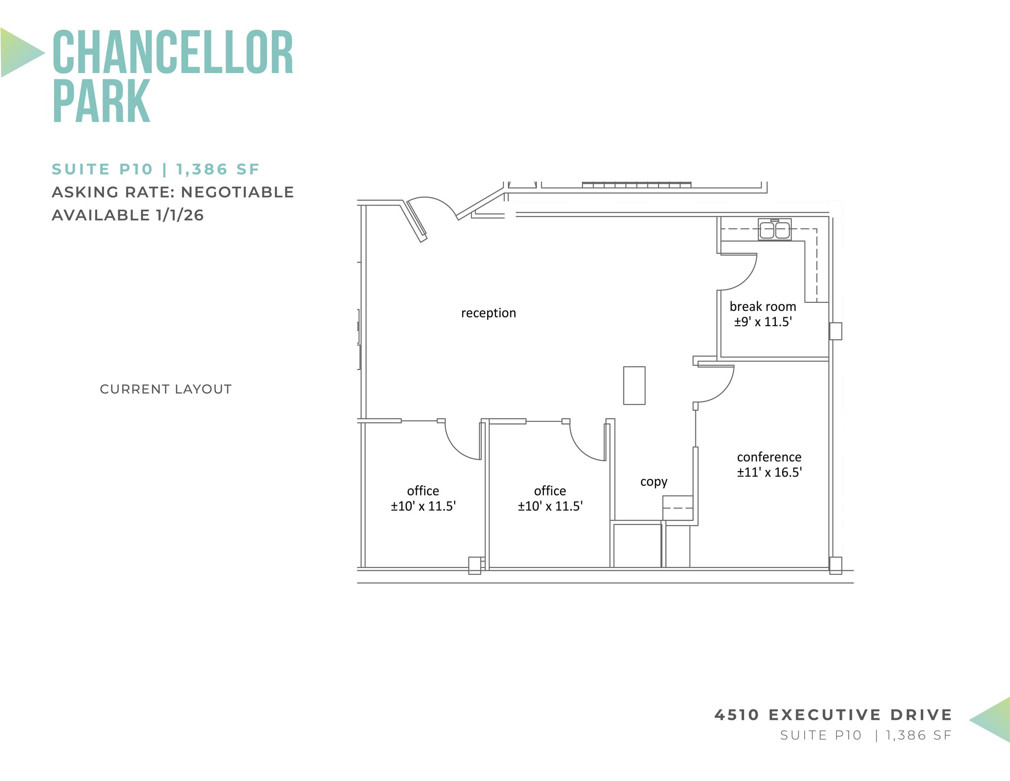 4520 Executive Dr, San Diego, CA for lease Floor Plan- Image 1 of 1