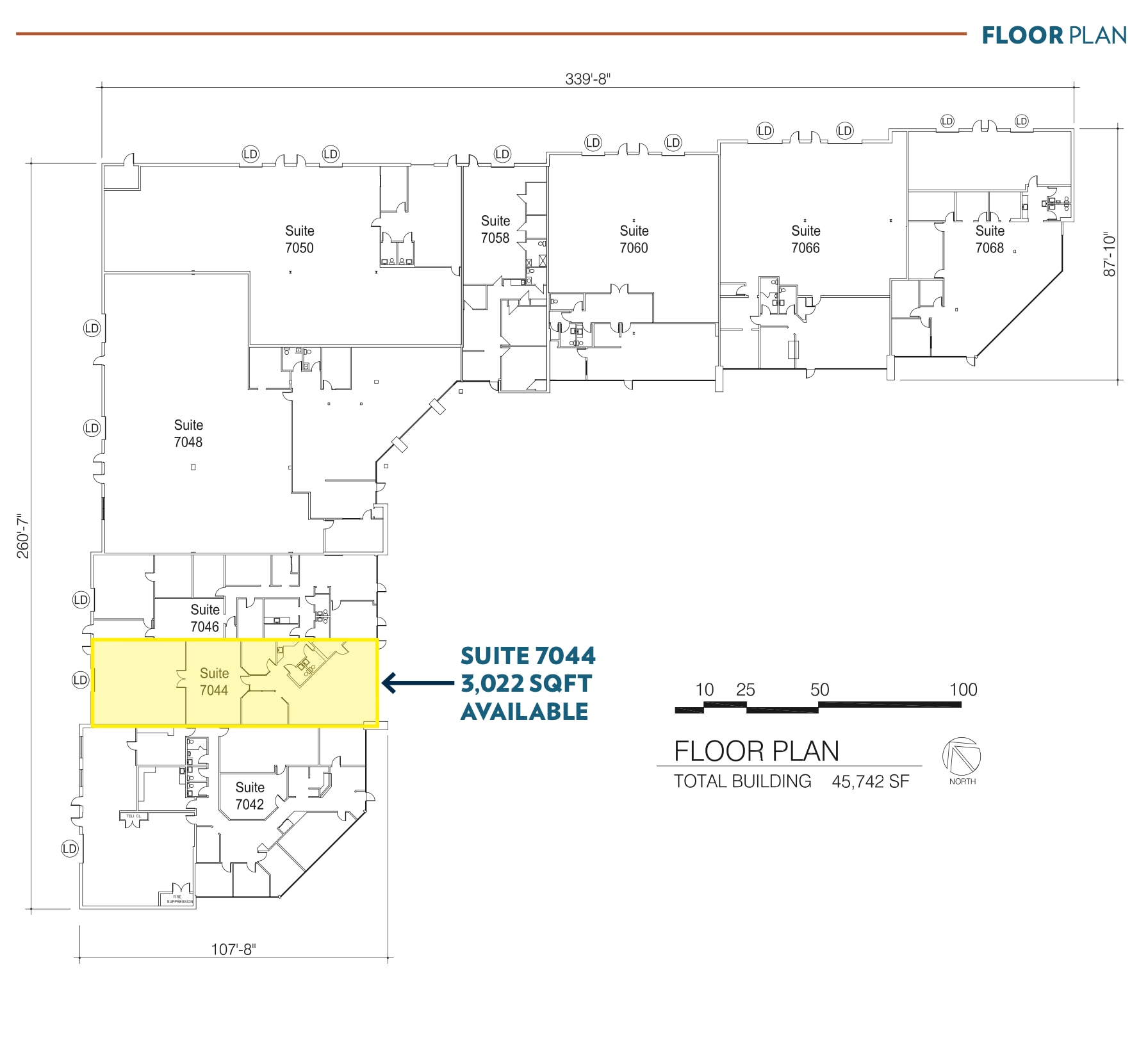 7042-7068 Fairfield Business Dr, Fairfield, OH à louer Plan d’étage- Image 1 de 5