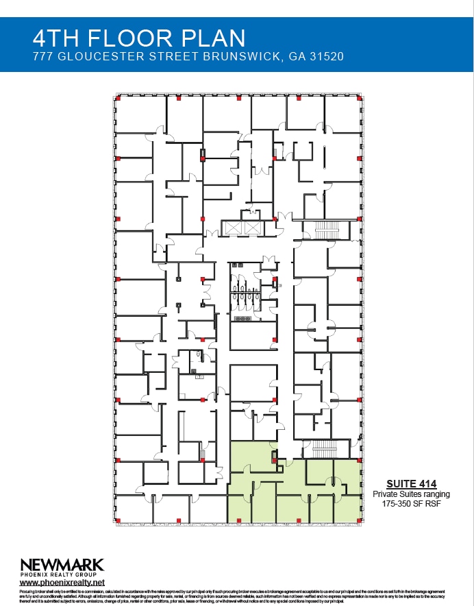 777 Gloucester St, Brunswick, GA à louer Plan d’étage- Image 1 de 1