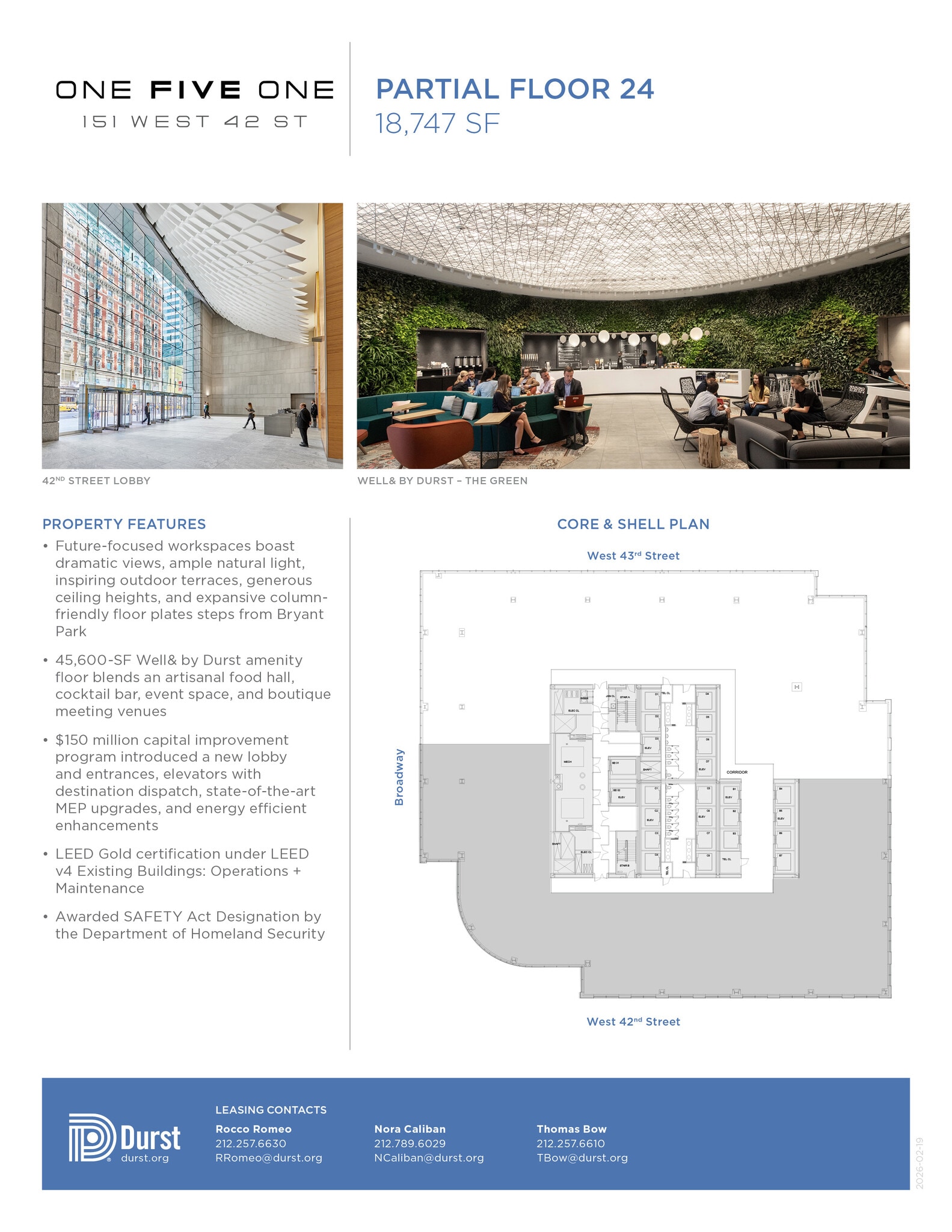 151 W 42nd St, New York, NY à louer Photo intérieure- Image 1 de 1