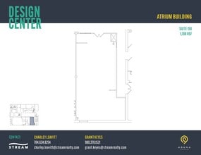 127 W Worthington Ave, Charlotte, NC à louer Plan d’étage- Image 1 de 1