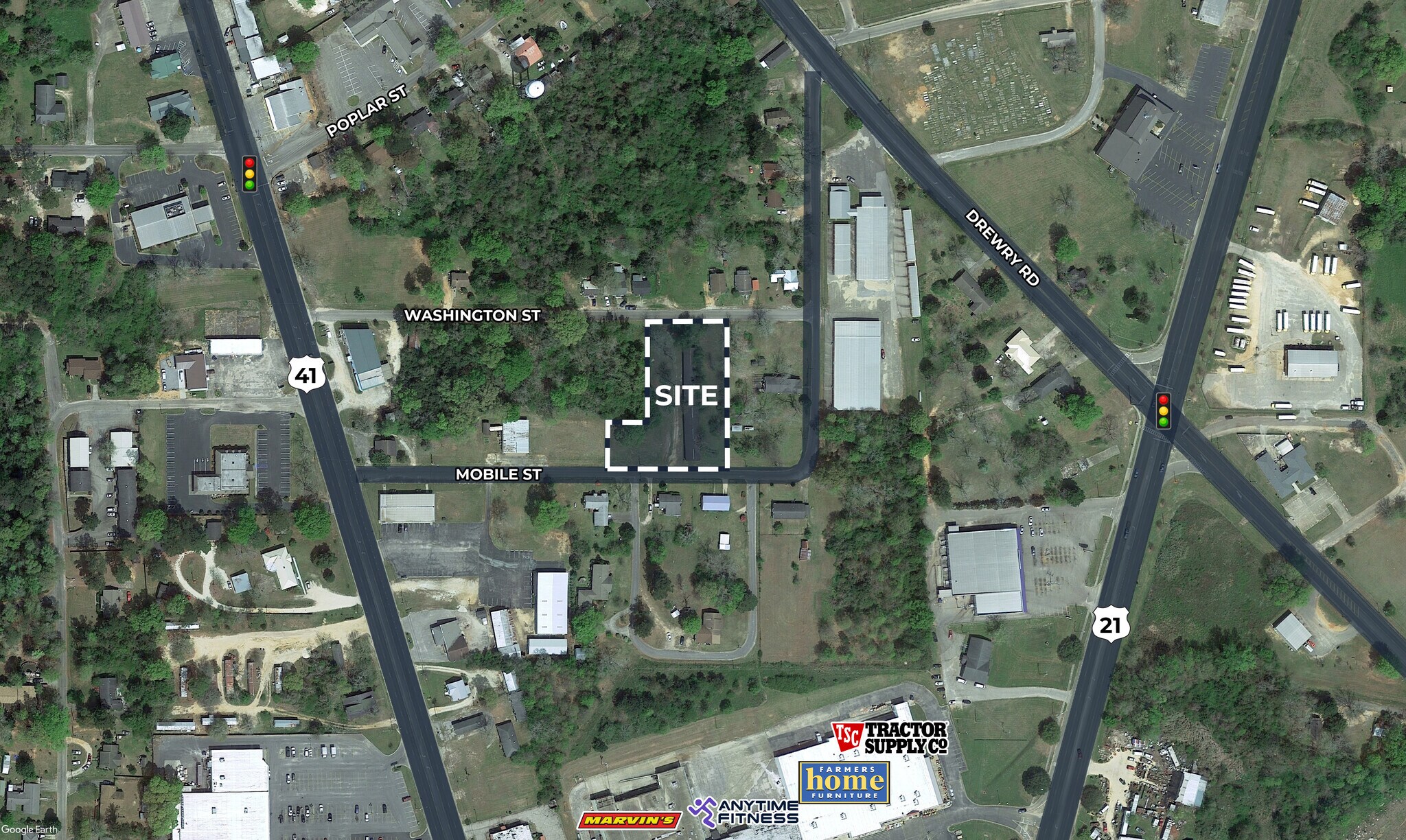 Mobile Street, Monroeville, AL à vendre Photo principale- Image 1 de 7