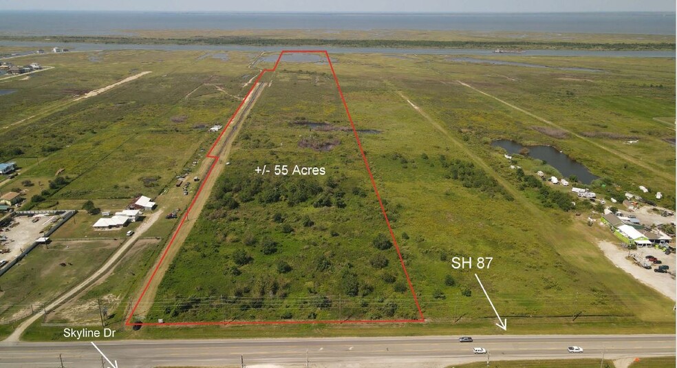 SH 87 hwy, Crystal Beach, TX for sale - Plat Map - Image 3 of 3