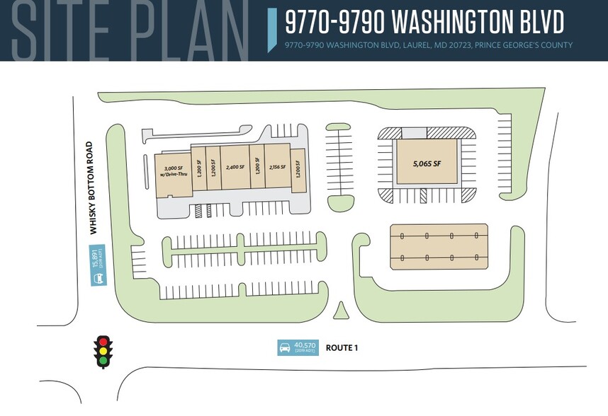 9790 Washington Blvd, Laurel, MD for lease - Site Plan - Image 2 of 2