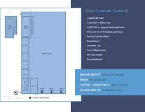 3542 Sirius Ave, Las Vegas, NV for lease Floor Plan- Image 1 of 1