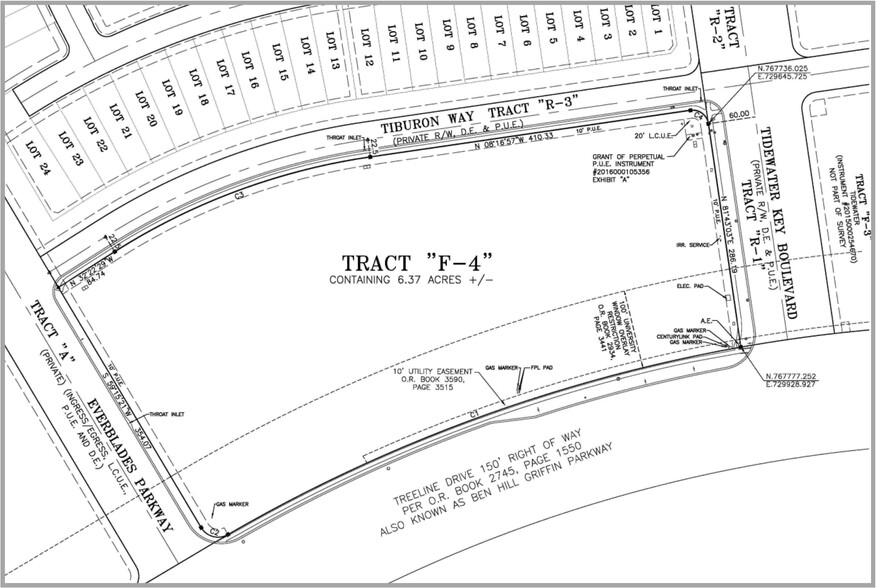 Ben Hill Griffin Pky, Estero, FL à vendre - Plan de site - Image 1 de 1