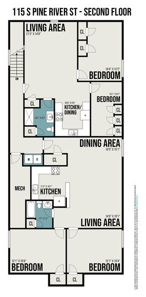 115 S Pine River St, Ithaca, MI à vendre - Plan d  tage - Image 3 de 45