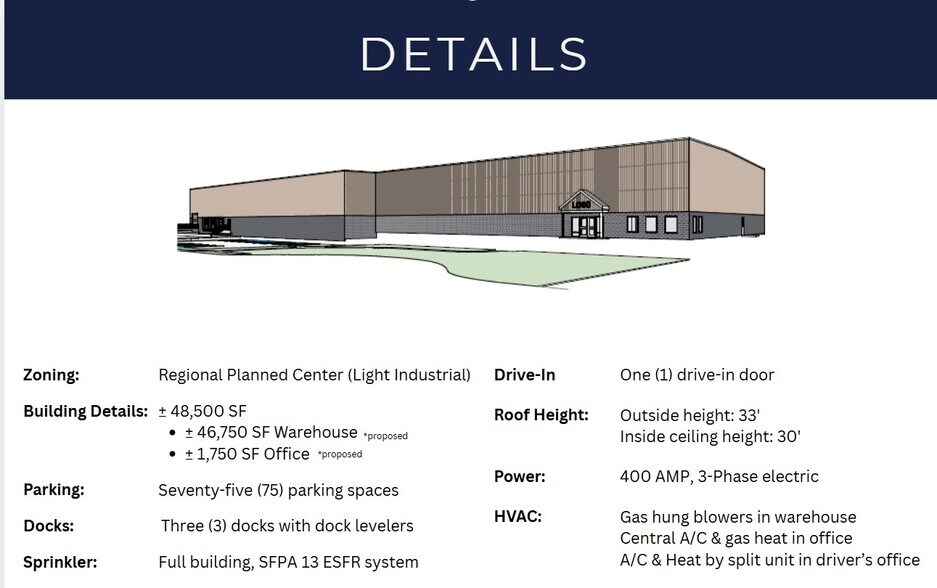 21 Industrial way, Denver, PA à louer - Photo du bâtiment - Image 2 de 5