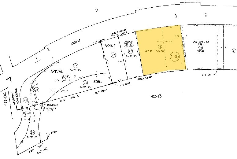 3101 W Coast Hwy, Newport Beach, CA for lease - Plat Map - Image 2 of 31