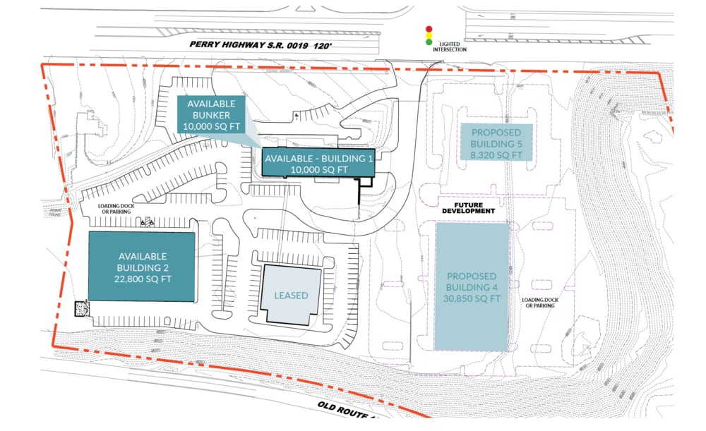 21101 Route 19, Cranberry Township, PA for lease Site Plan- Image 1 of 1
