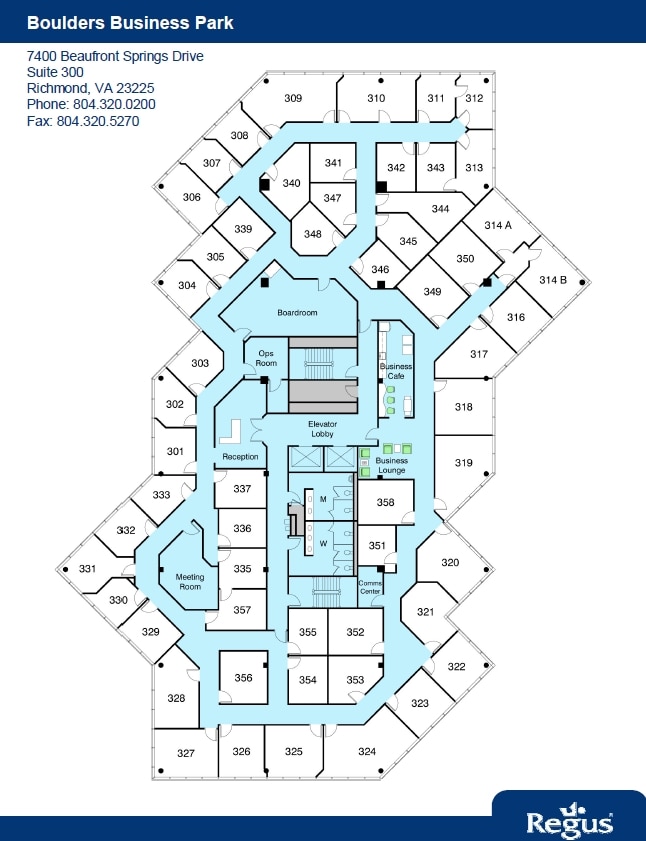 7400 Beaufont Springs Dr, Richmond, VA for lease Floor Plan- Image 1 of 1