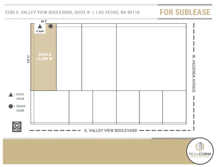 5280 S Valley View Blvd, Las Vegas, NV for lease - Site Plan - Image 3 of 5