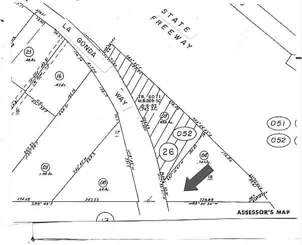 520 La Gonda Way, Danville, CA for lease - Plat Map - Image 2 of 22
