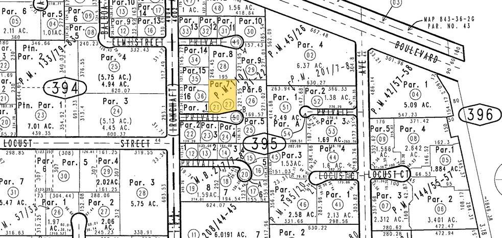 2021 E Locust Ct, Ontario, CA for lease - Plat Map - Image 2 of 4